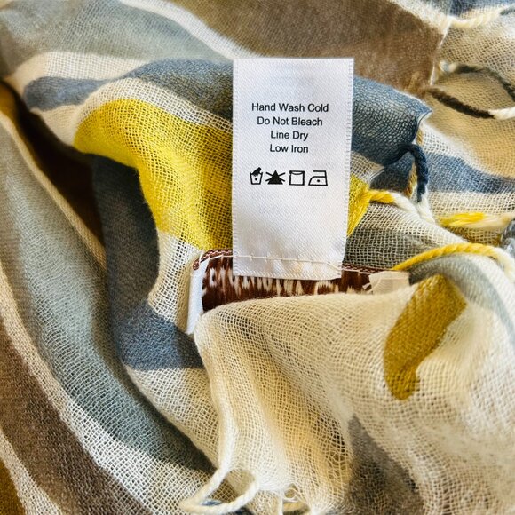 Lightweight tasseled scarf from Coldwater Creek - Picture 6 of 6